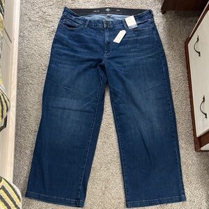 St. John’s Bay Dark Blue Flare Jeans NWT